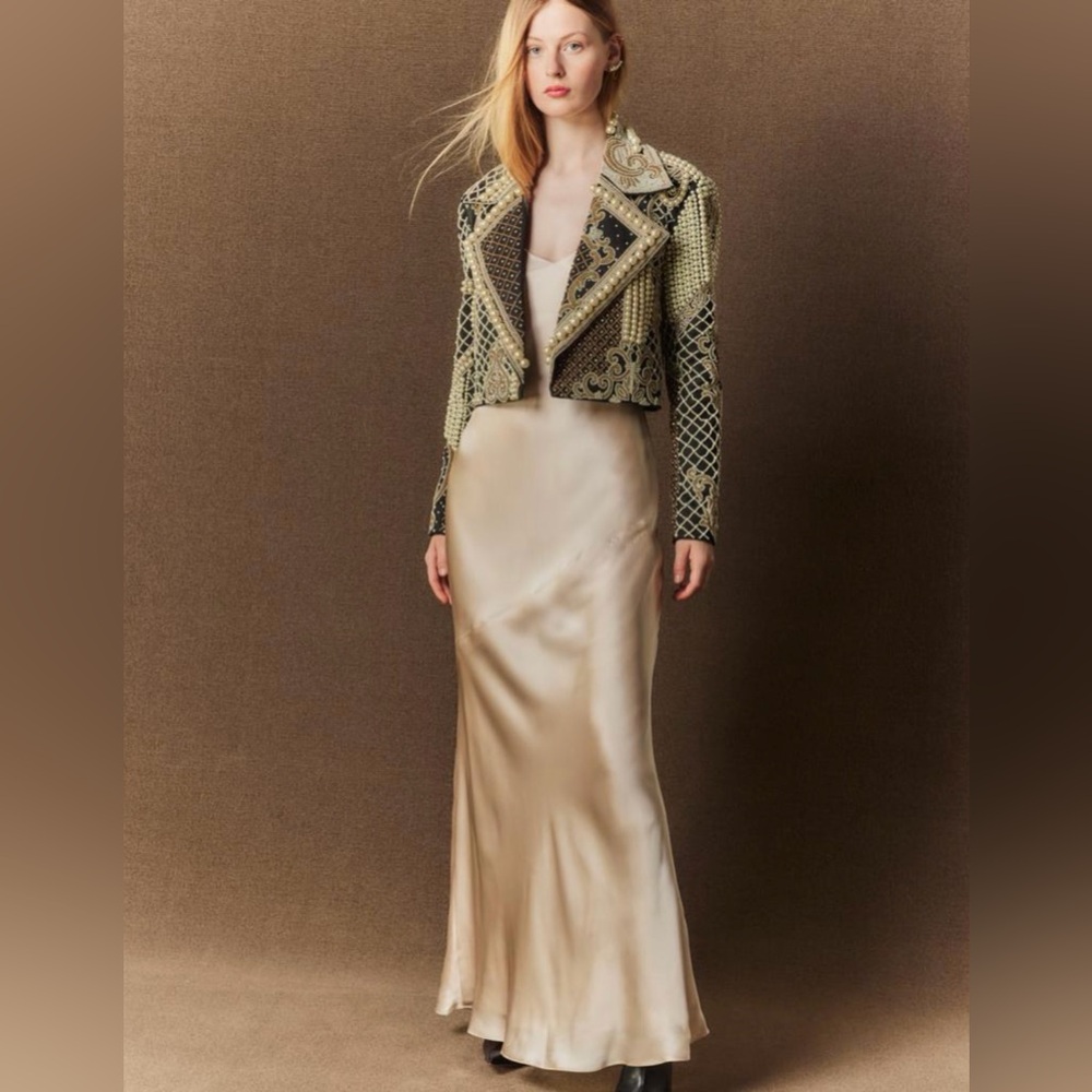 L’agence Kya Embellished Cropped Blazer - Picture 5 of 6